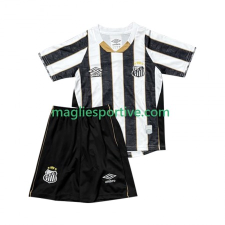 Completo Calcio Santos FC Bambino Divisa Trasferta 2025-2026